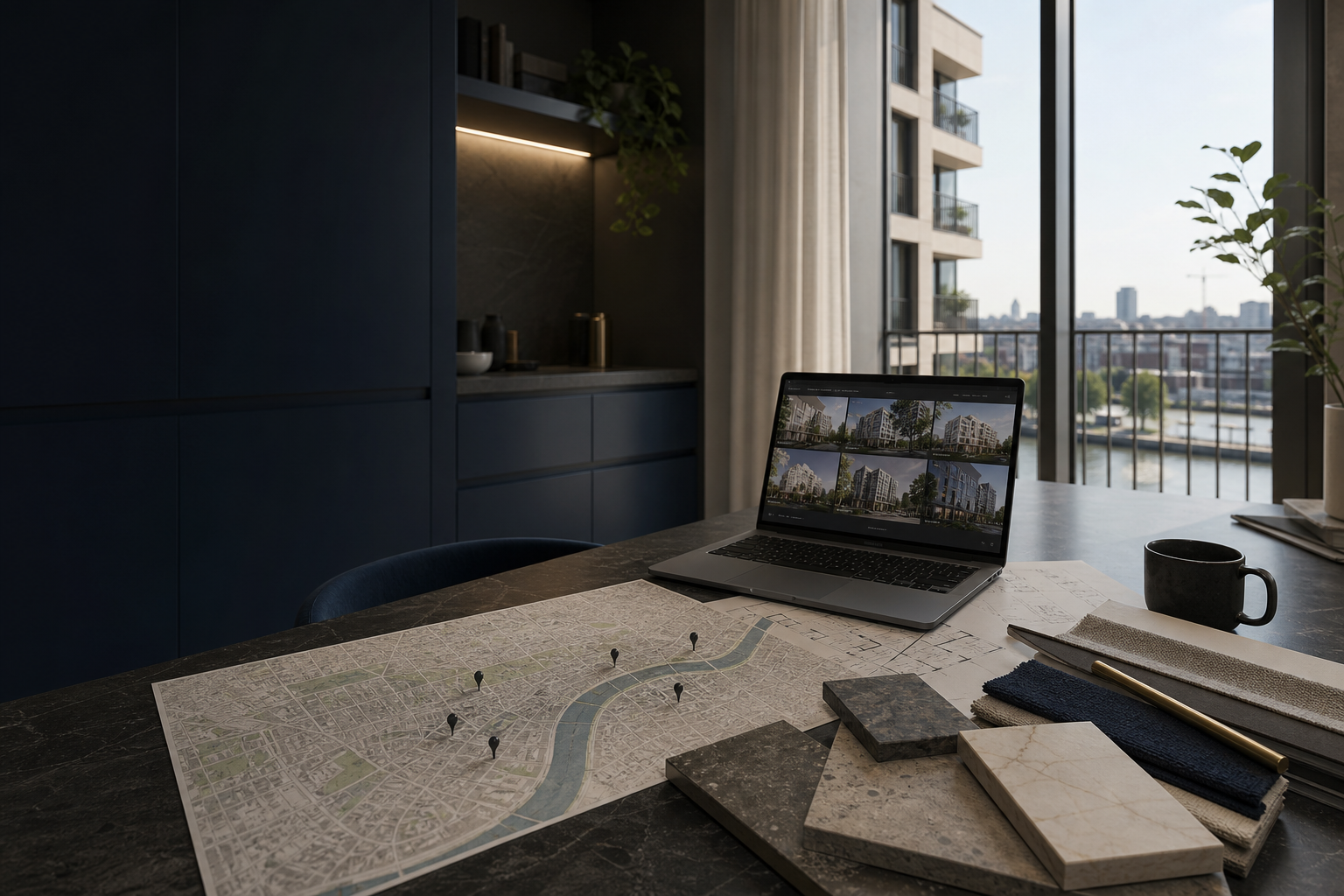 Premium new-build apartment research for Battersea buyers